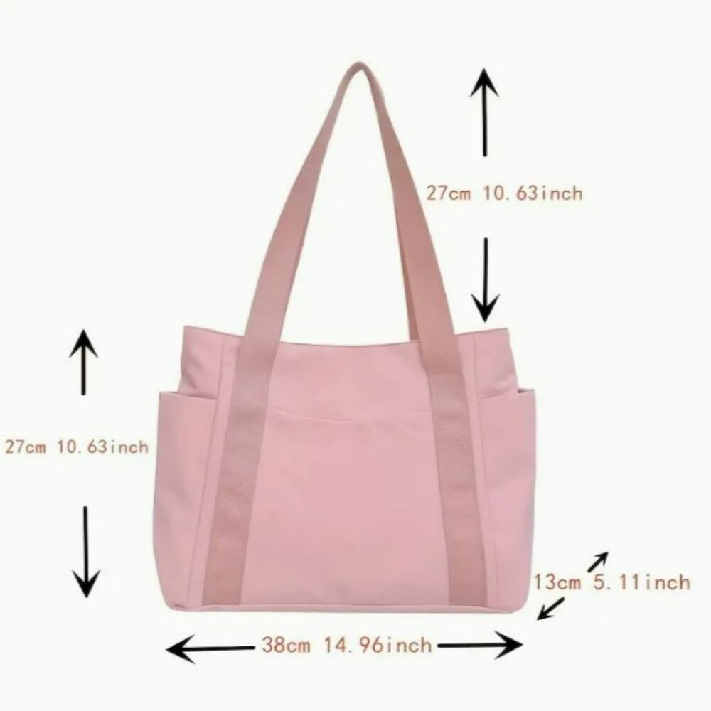 Tote Shoulder Light Purple Purse - NWOT - Picture 2 of 3
